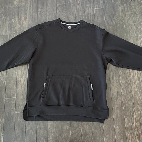 Black Athletic Works Large Double Knit Sweatshirt *NWT* - Picture 3 of 14